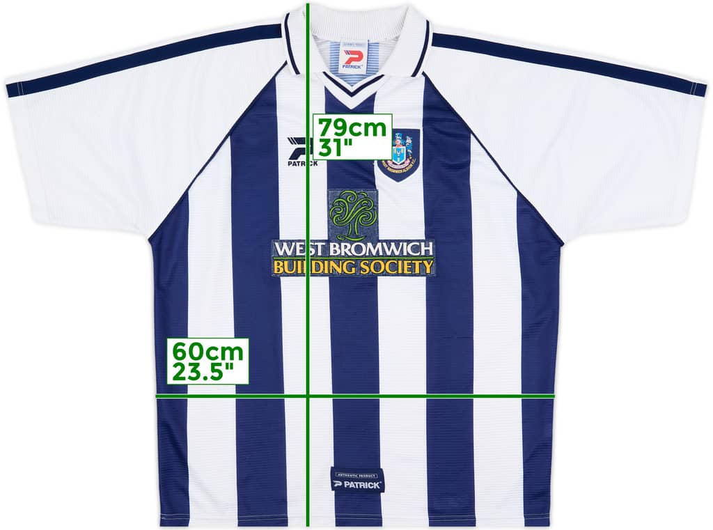 1998-00 West Brom Home Shirt - 8/10 - (XL)