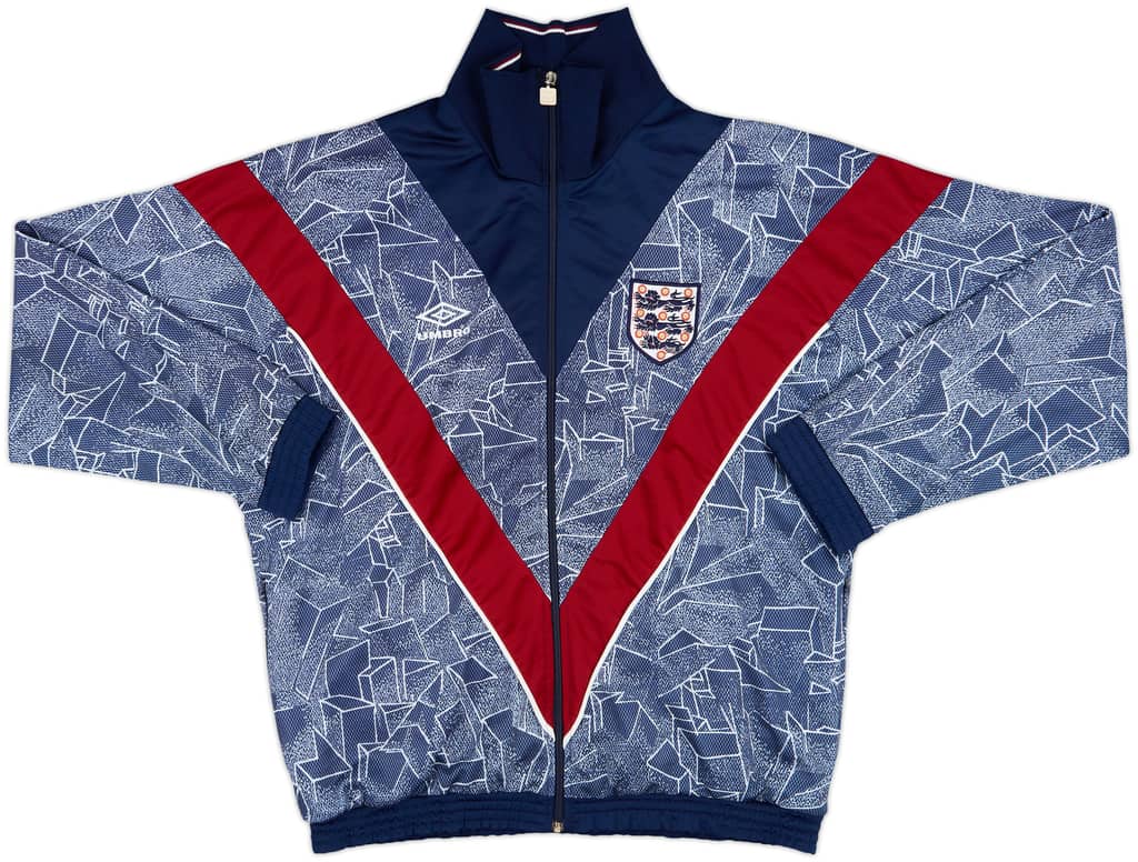 1993-95 England Umbro Track Jacket - 10/10 - (M)