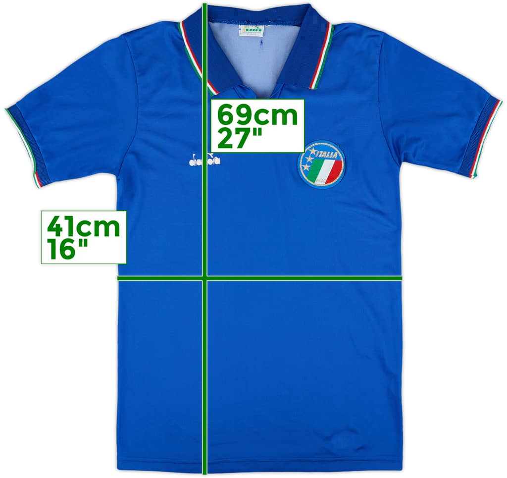 1986-88 Italy Home Shirt - 6/10 - (L.Boys)