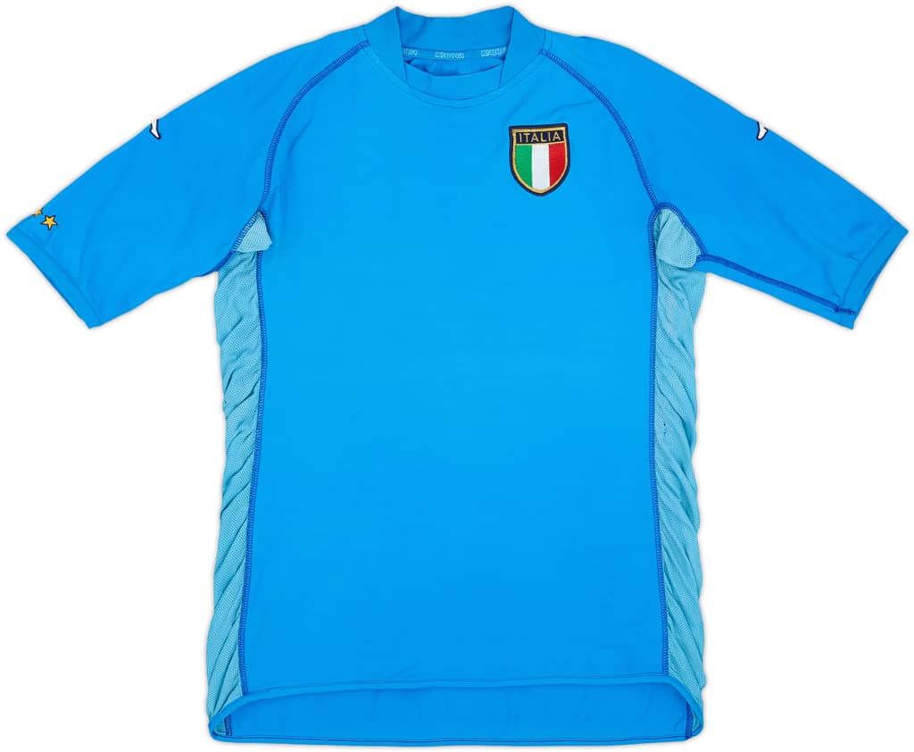 2002 Italy Home Shirt - 4/10 - (L)