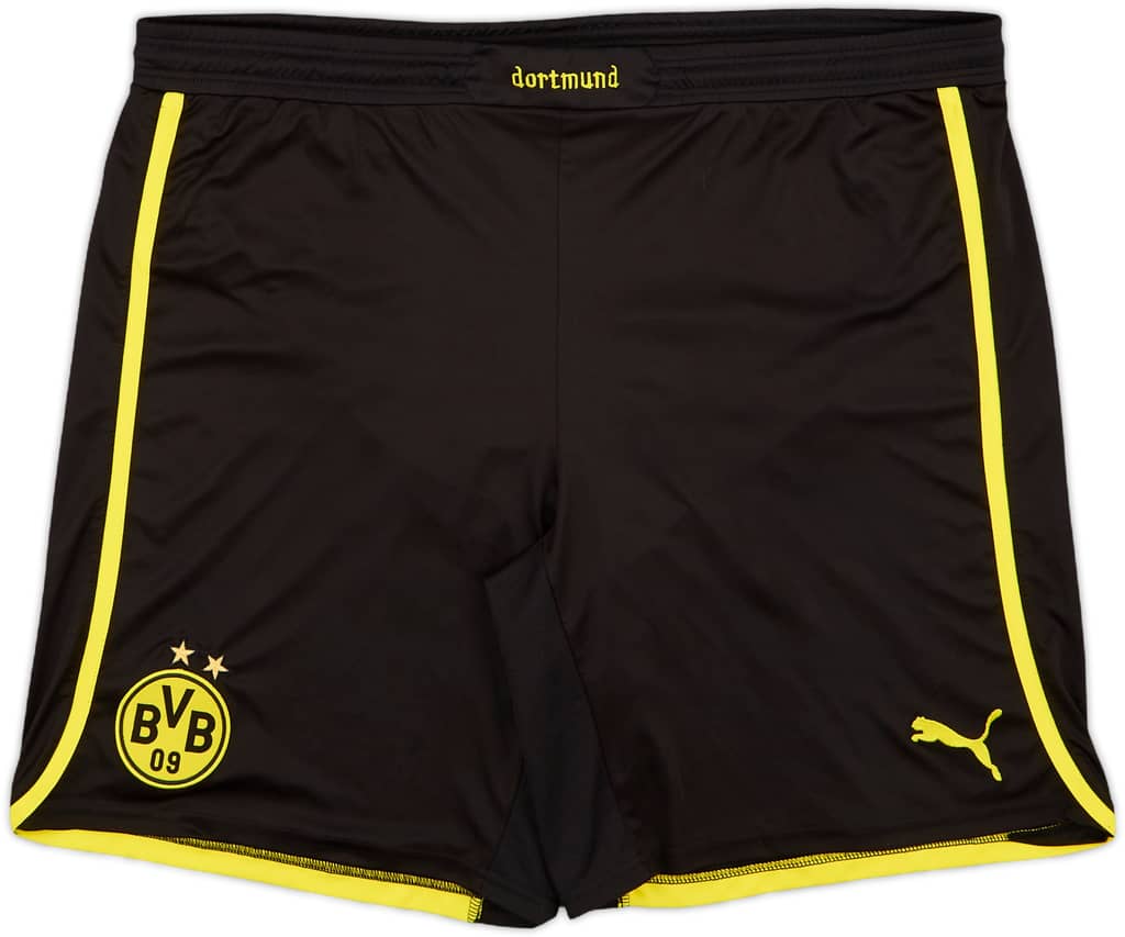 2012-13 Borussia Dortmund Home Shorts - 9/10 - (XL)