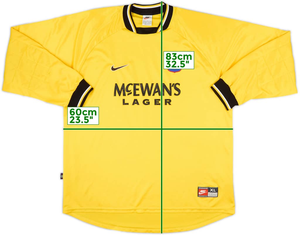 1997-99 Rangers GK Shirt - 9/10 - (XL)