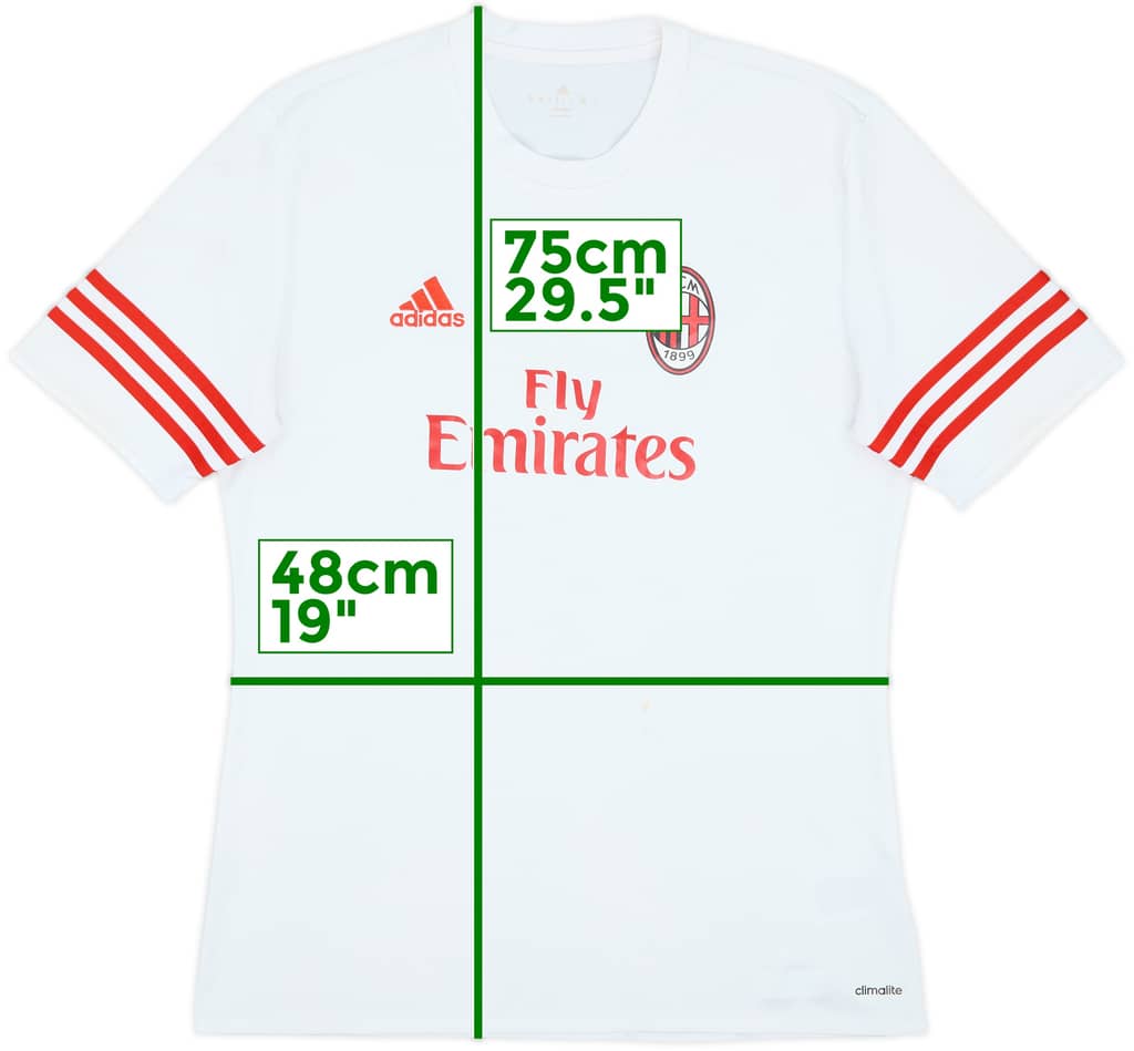 2017-18 AC Milan adidas Training Shirt - 5/10 - (M)