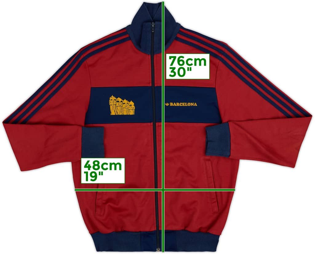 2006-07 Barcelona adidas Track Jacket - 9/10 - (M)