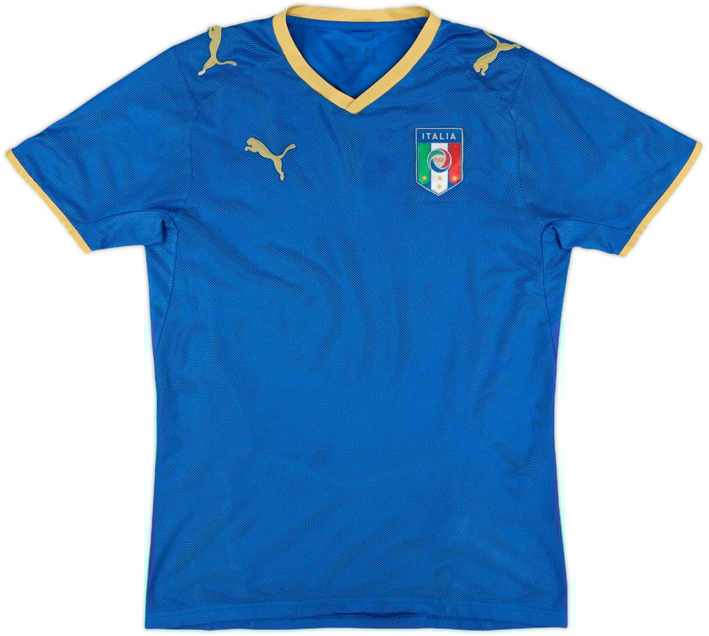 2007-08 Italy Home Shirt - 5/10 - (XL.Boys)