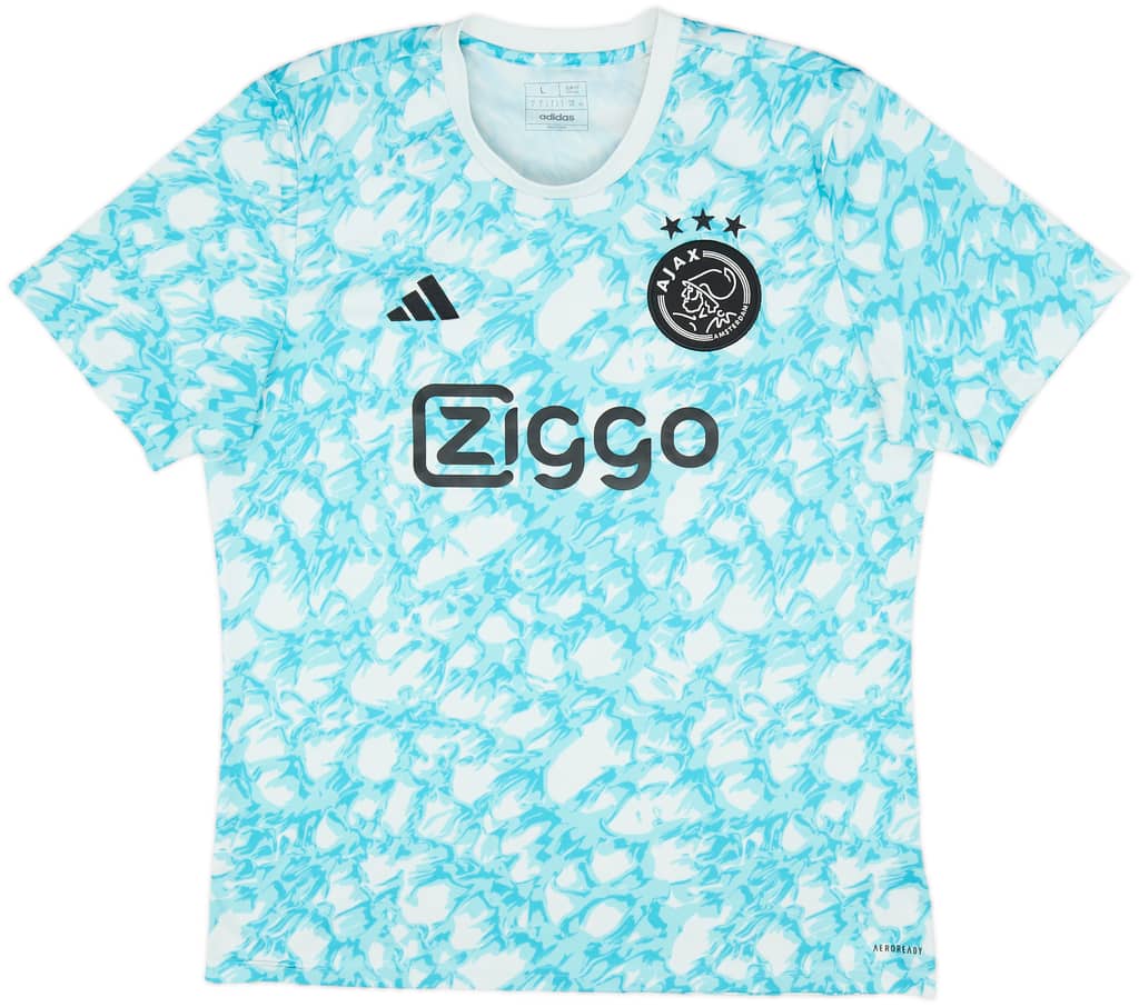 2023-24 Ajax adidas Pre-Match Training Shirt - 8/10 - (L)