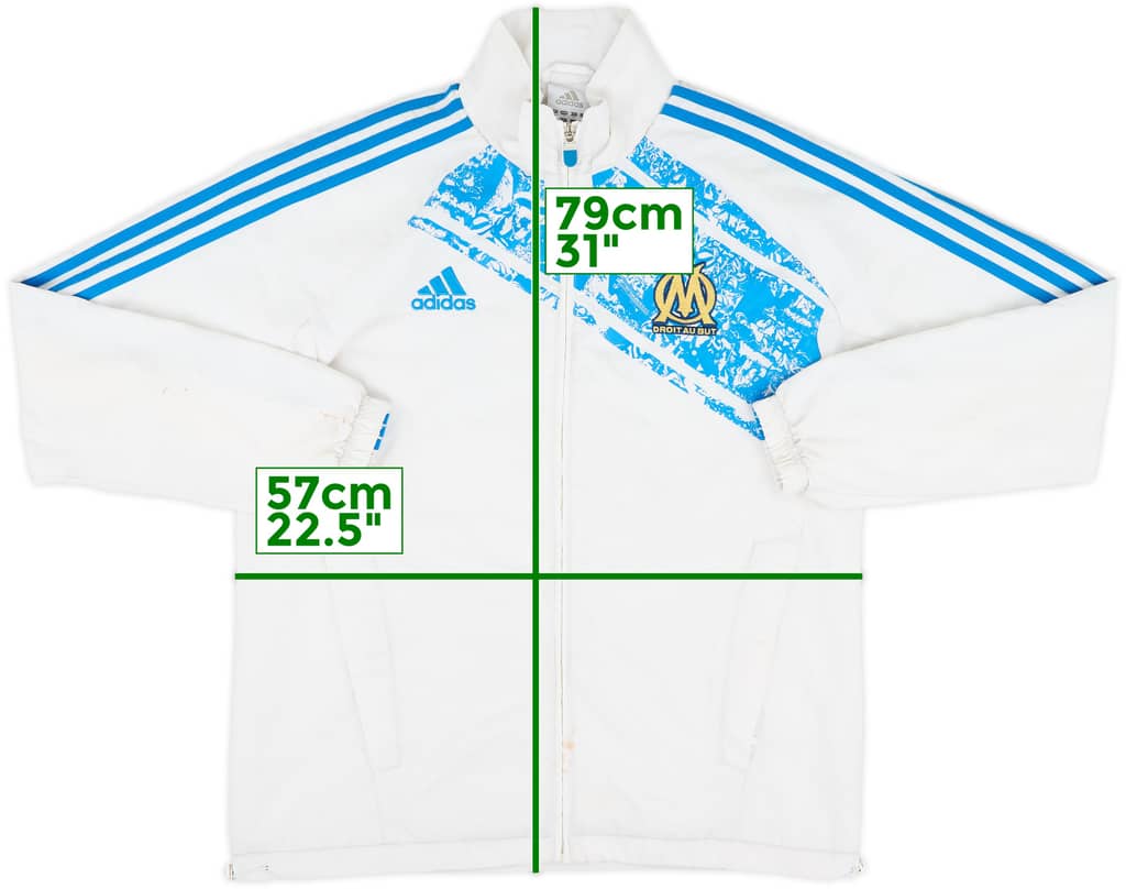 2011-12 Olympique Marseille adidas Track Jacket - 6/10 - (M/L)