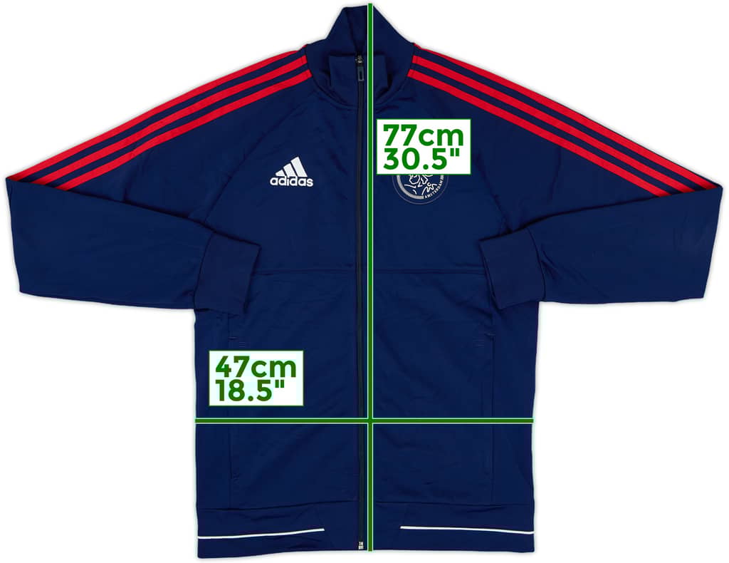 2017-18 Ajax adidas Track Jacket - 9/10 - (S)
