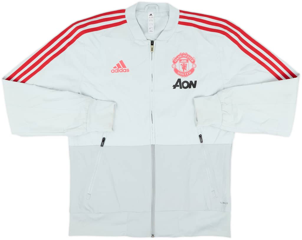 2018-19 Manchester United adidas Track Jacket - 8/10 - (S)