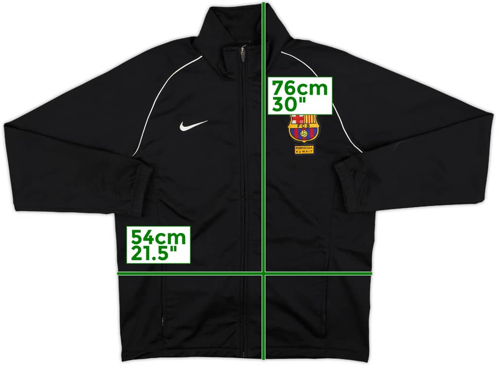 2012-13 Barcelona 'Escola Kuwait' Nike Track Jacket - 5/10 - (M)
