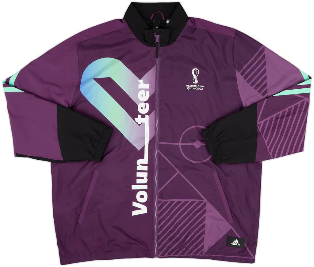 2022 Fifa World Cup Qatar Volunteer adidas Track Jacket - 10/10 - (XL)