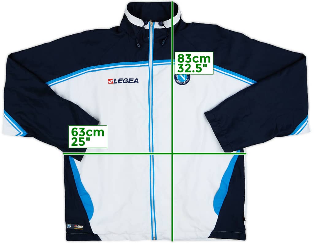 2003-04 Napoli Legea Track Jacket - 9/10 - (XL)