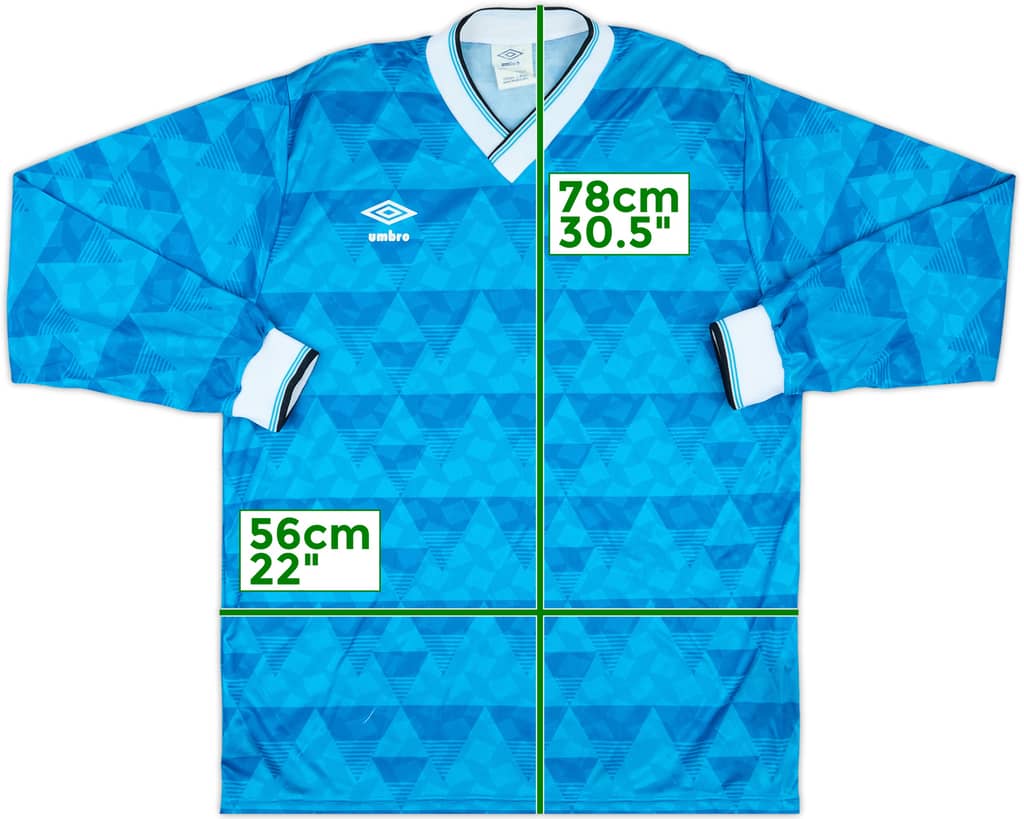 1990s Umbro Template L/S Shirt - 8/10 - (L)