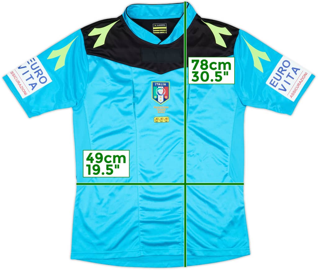 2015-16 Italy Diadora Referee Shirt - 7/10 - (M)
