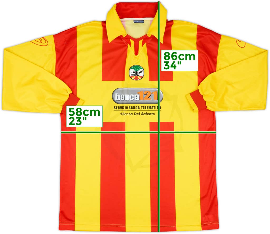 1999-00 Lecce Home L/S Shirt - 9/10 - (XXL)