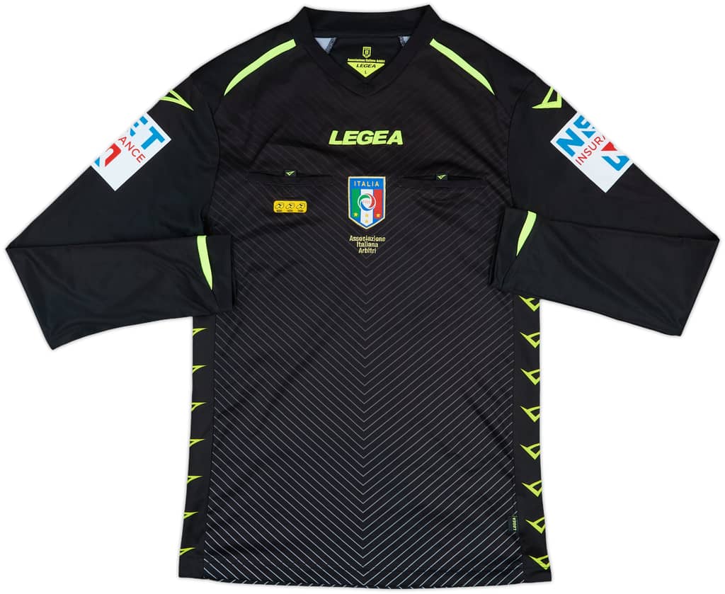2014-15 Italy Legea Referee L/S Shirt - 9/10 - (L)