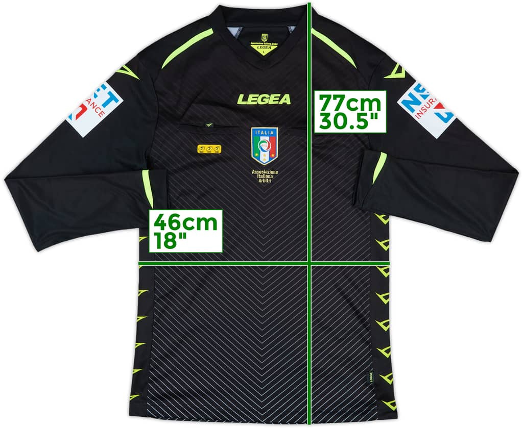 2014-15 Italy Legea Referee L/S Shirt - 9/10 - (L)
