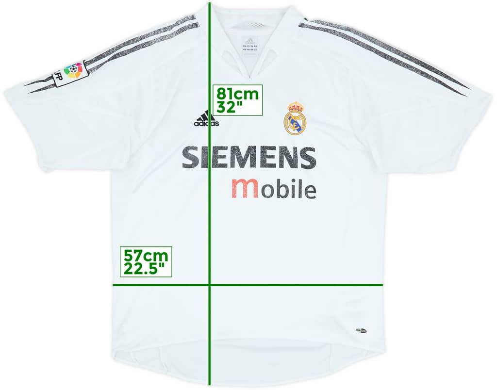 2004-05 Real Madrid Home Shirt - 5/10 - (L)