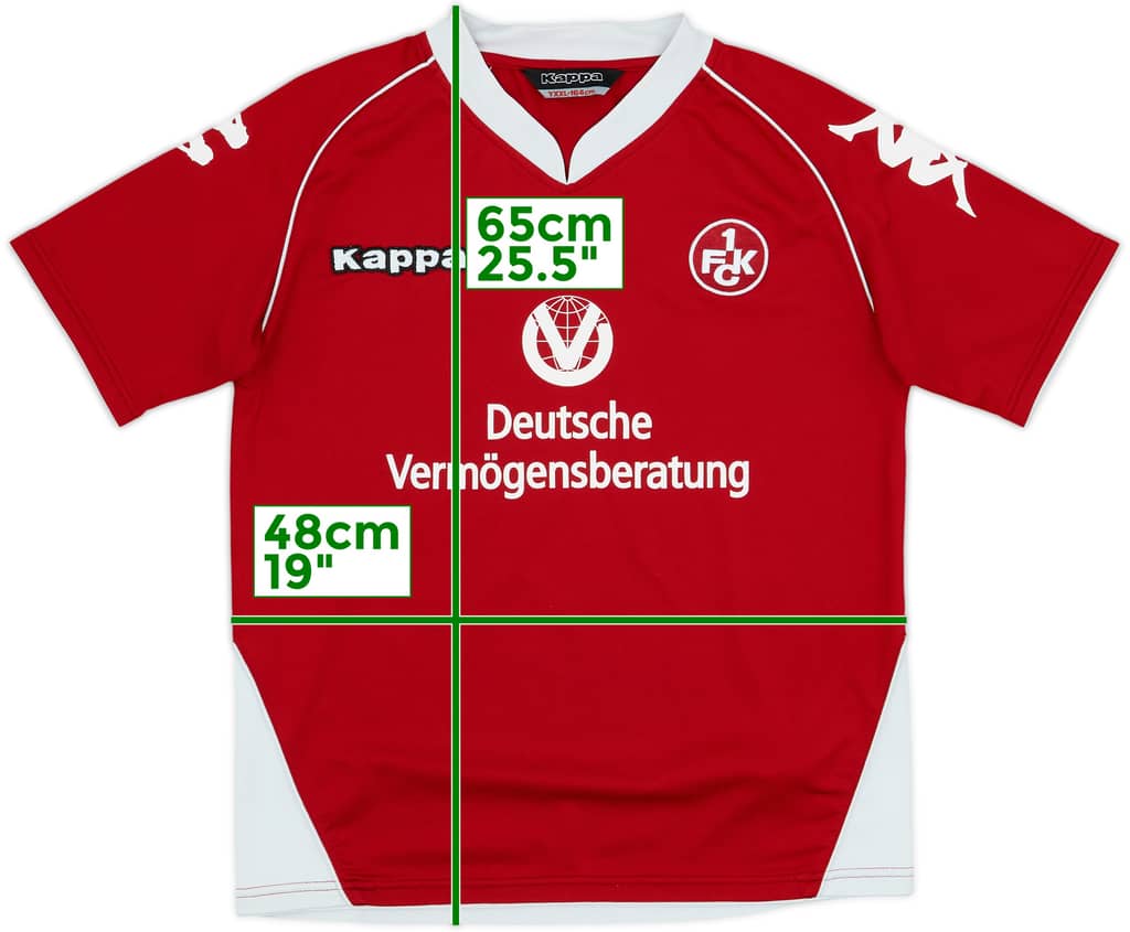 Camiseta de local del Kaiserslautern 2007-08 - 10/10 - (13-14 Years)