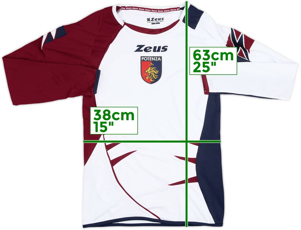 2011-12 Potenza Calcio Away L/S Shirt - 10/10 - (S)