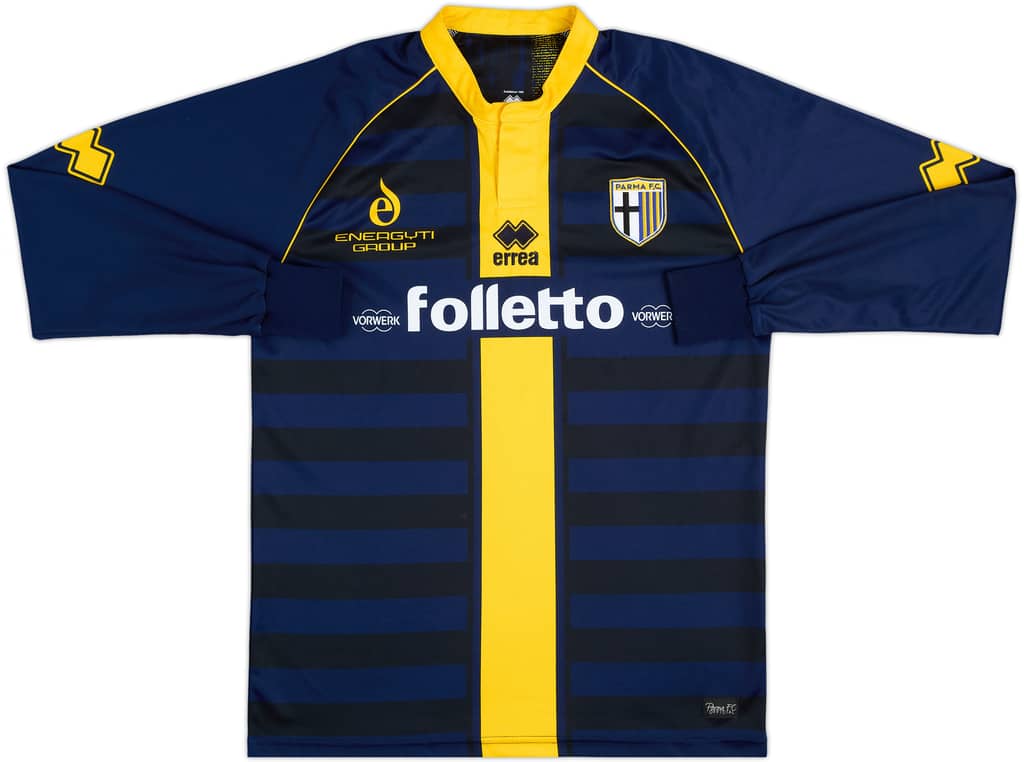 2014-15 Parma Away L/S Shirt - 9/10 - (L)