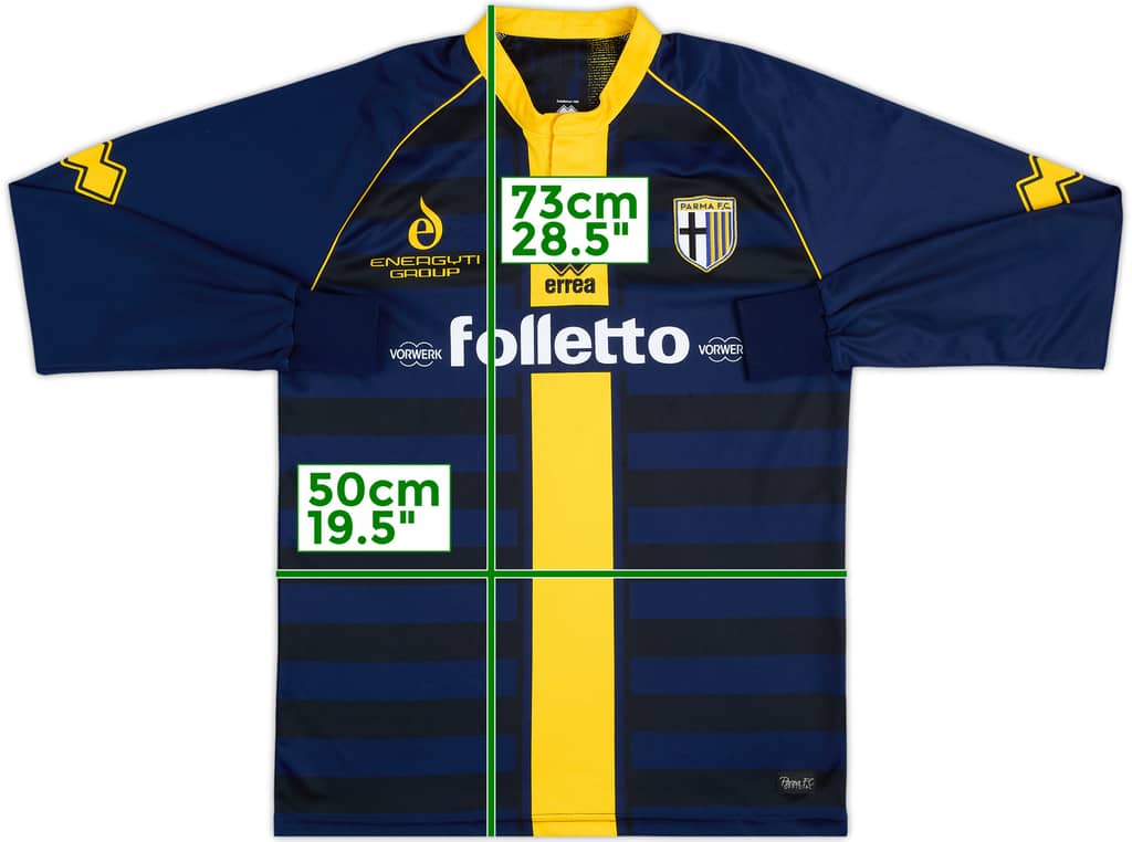 2014-15 Parma Away L/S Shirt - 9/10 - (L)