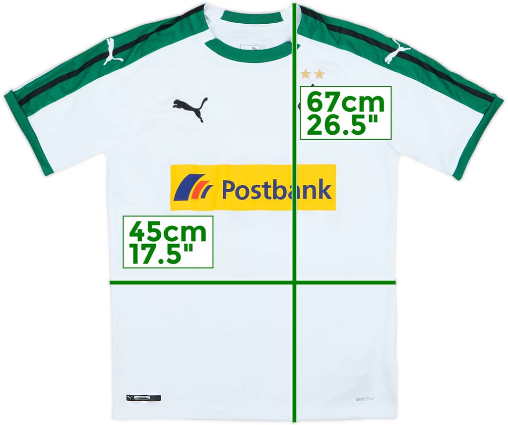 2018-19 Borussia Monchengladbach Home Shirt - 6/10 - (S)