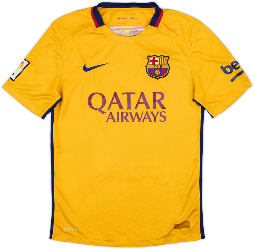 2015-16 Barcelona Away Shirt - 5/10 - (S)