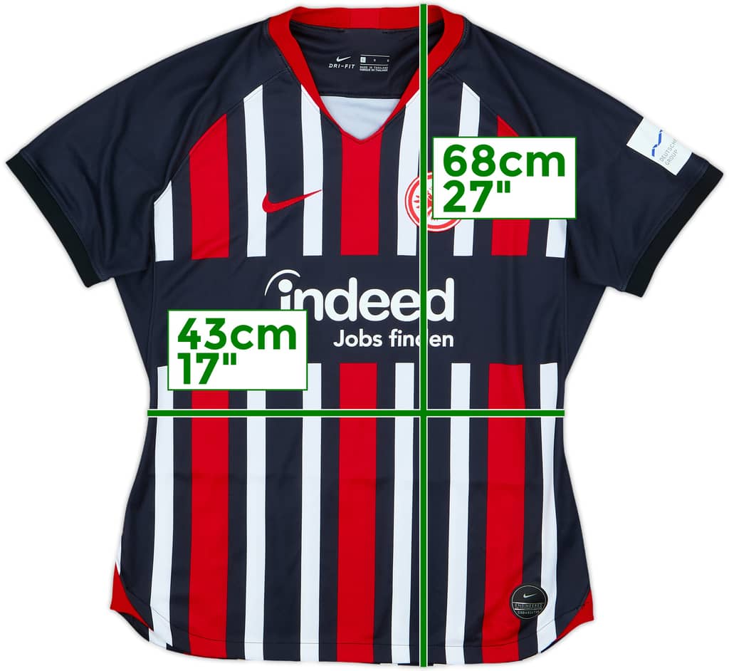 2019-20 Eintracht Frankfurt Home Shirt - 10/10 - (Women's L)