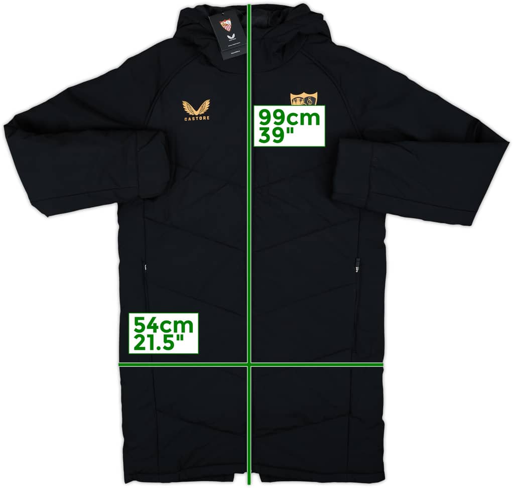 2023-24 Sevilla Castore Padded Bench Coat (S)