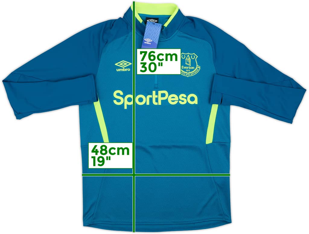 2019-20 Everton Umbro 1/4 Zip Drill Top (M)