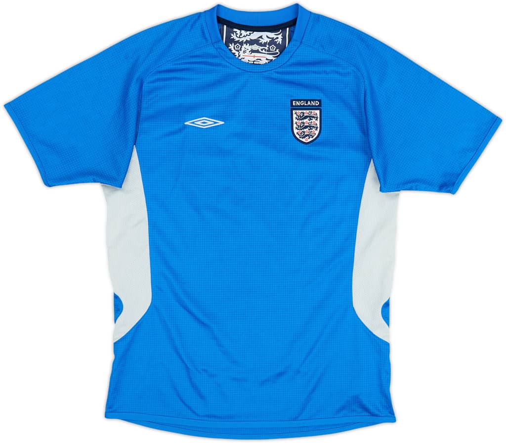 2004-05 England Umbro Training Shirt - 9/10 - (XL.Boys)