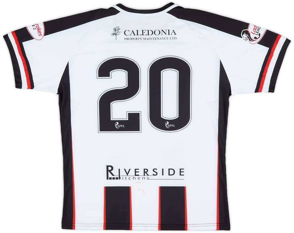 2018-20 Elgin City Match Worn Home Shirt #20