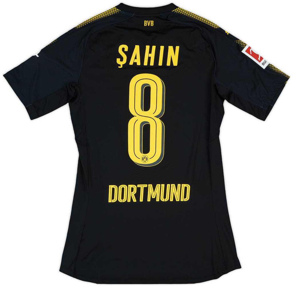 2017-18 Borussia Dortmund Match Issue Away Shirt Sahin #8