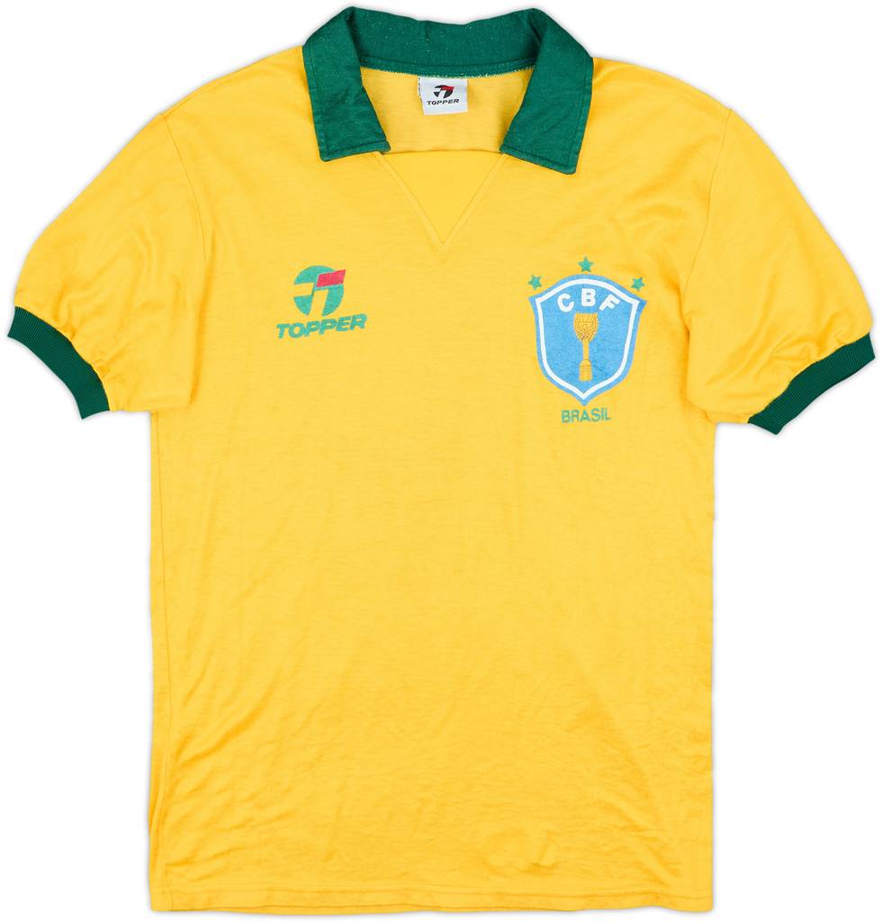 1990 Brazil Home Shirt - 8/10 - (S)