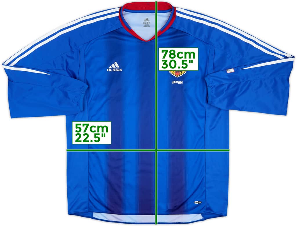 2004-06 Japan Home L/S Shirt - 4/10 - (XXL)