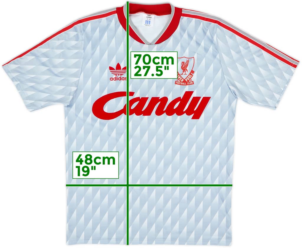 1989-91 Liverpool Away Shirt - 10/10 - (S)