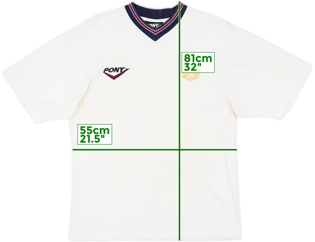 1993-95 West Ham Pony Cotton Tee - 6/10 - (XL)