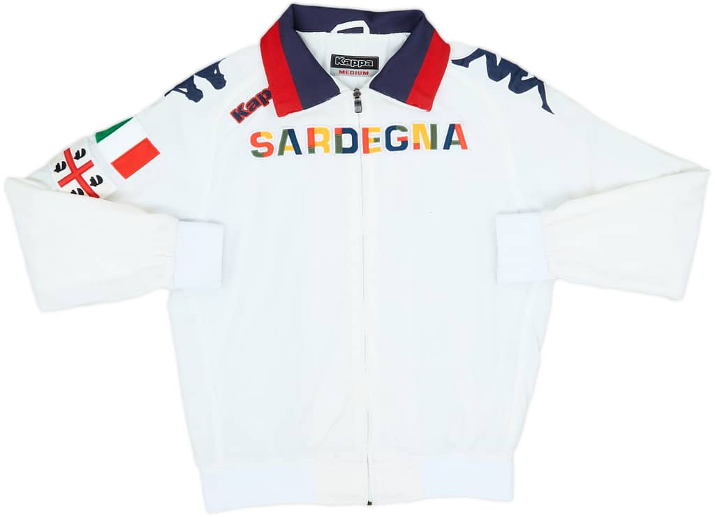 2012-13 Cagliari Kappa Track Jacket - 6/10 - (M)