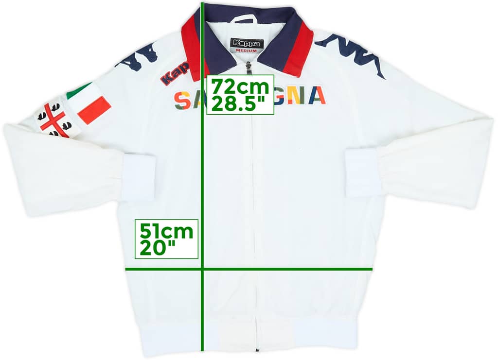 2012-13 Cagliari Kappa Track Jacket - 6/10 - (M)