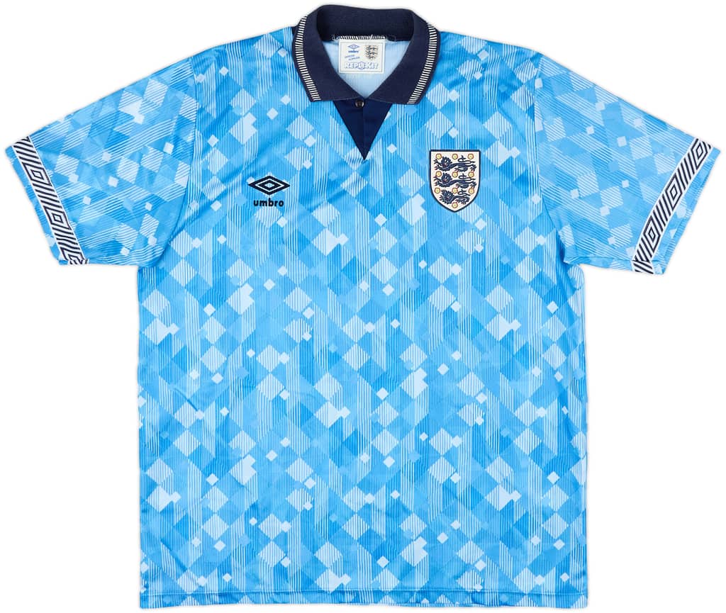 1990-92 England Third Shirt - 9/10 - (L)