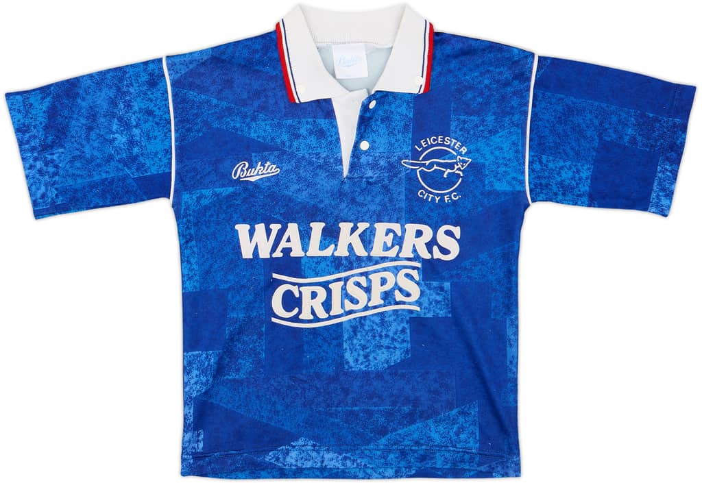 1990-92 Leicester Home Shirt - 6/10 - (S.Boys)