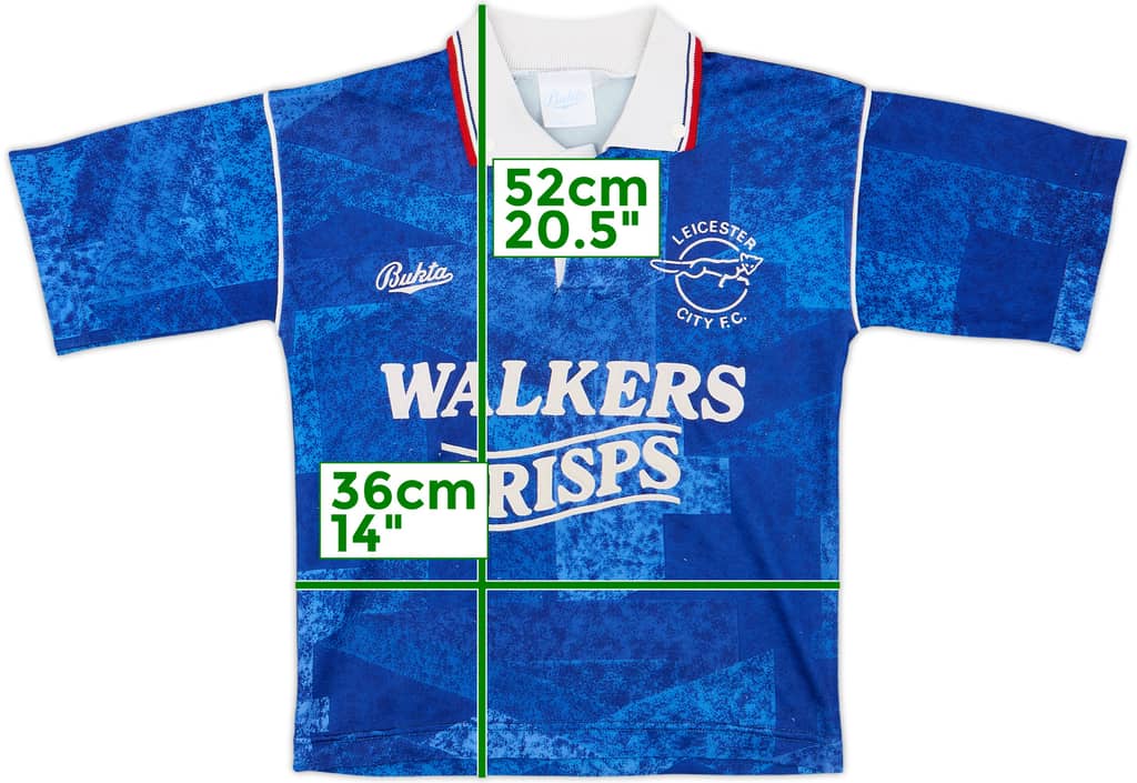 1990-92 Leicester Home Shirt - 6/10 - (S.Boys)