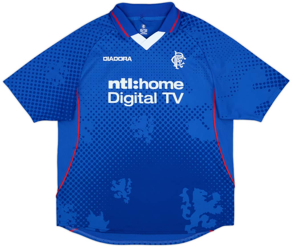 2002-03 Rangers Home Shirt - 10/10 - (L)