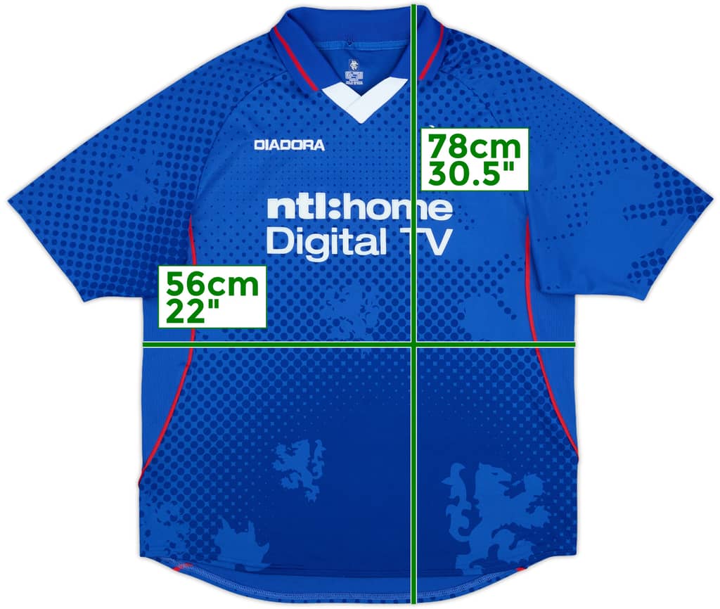 2002-03 Rangers Home Shirt - 10/10 - (L)