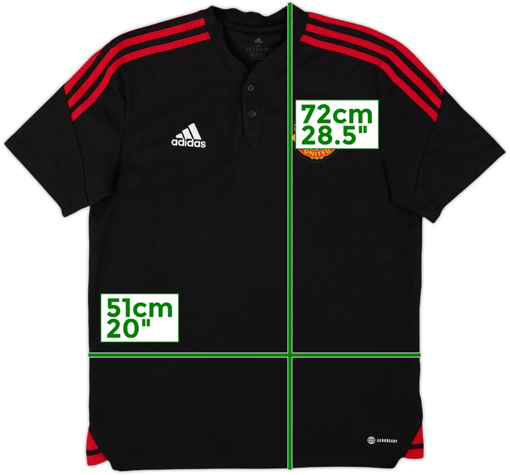2022-23 Manchester United adidas Polo Shirt - 10/10 - (M)