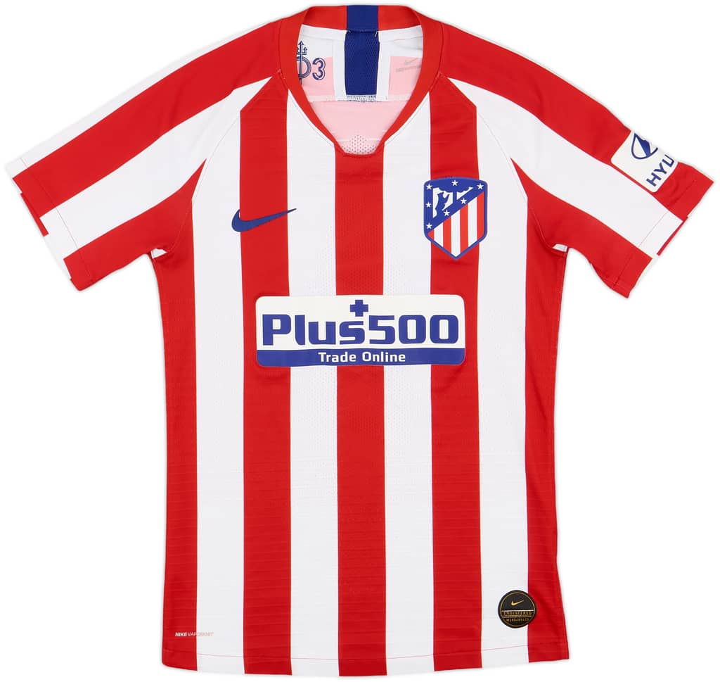 2019-20 Atletico Madrid Authentic Home Shirt - 8/10 - (XS)