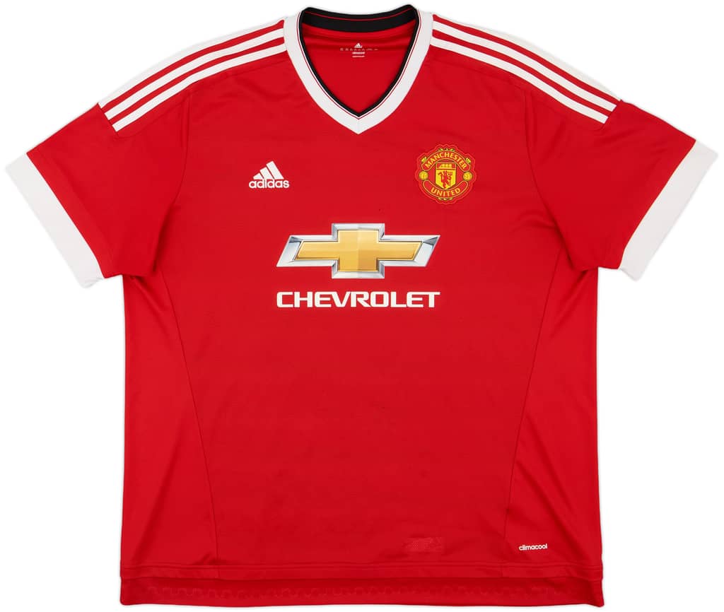 2015-16 Manchester United Home Shirt - 5/10 - (XXL)
