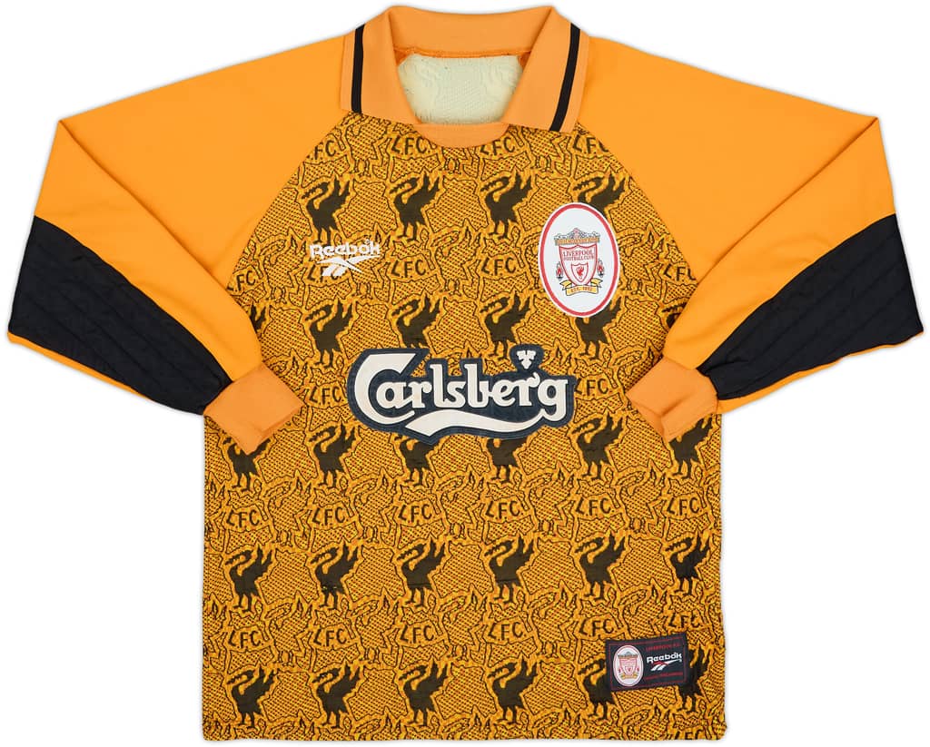 1996-97 Liverpool GK Shirt - 8/10 - (M)