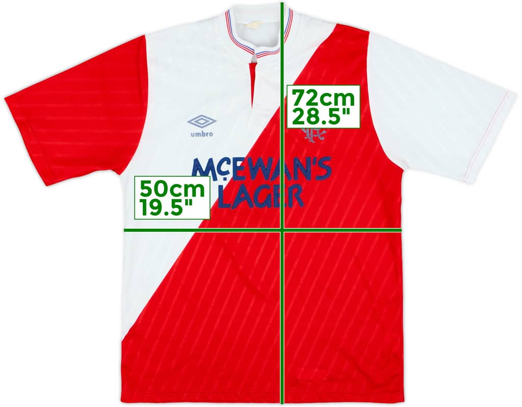 1987-90 Rangers Away Shirt - 8/10 - (S)